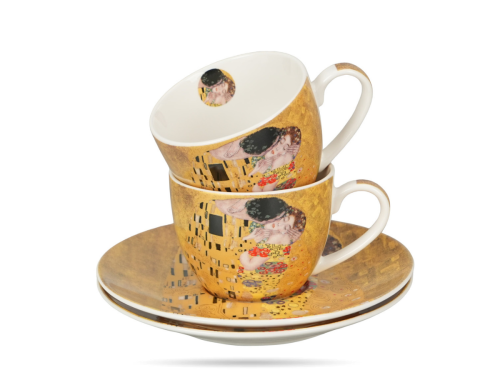 Komplet 2 filiżanek espresso 110 ml Pocałunek Klimt DUO (6).png
