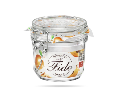 Słoik z klamrą 350 ml okrągły Fido BORMIOLI ROCCO (1).png