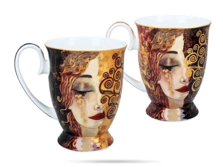 Kubki w sercu prezent 280 ml Złote łzy Klimt CARMANI  (3).png