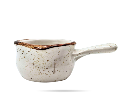 Naczynie rondelek śr. 7,8 cm ceramika Rustic Krem KERA CERAMIKA (3).png