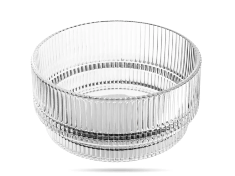 Salaterka szklana średnica 13 cm 550 ml prosta ryflowana Selena ALTOM (1).png