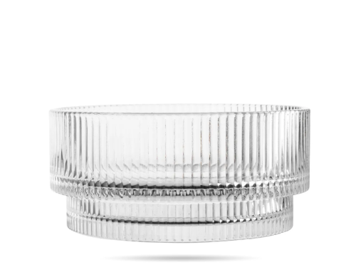 Salaterka szklana średnica 13 cm 550 ml prosta ryflowana Selena ALTOM (2).png
