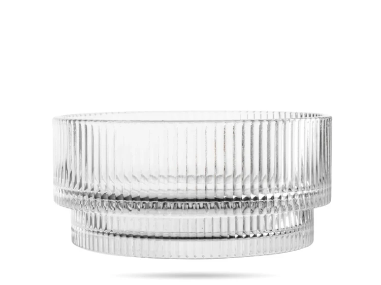 Salaterka szklana średnica 13 cm 550 ml prosta ryflowana Selena ALTOM (2).png