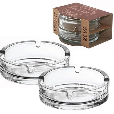 Komplet 2 x popielniczka szklana GURALLAR KEYF