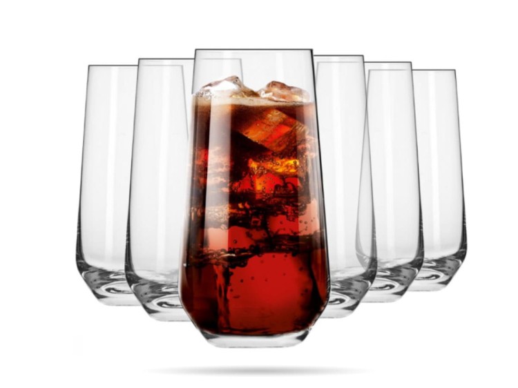 Szklanki do napojów 490 ml zestaw 6  szt szklanki wysokie Splendour KROSNO