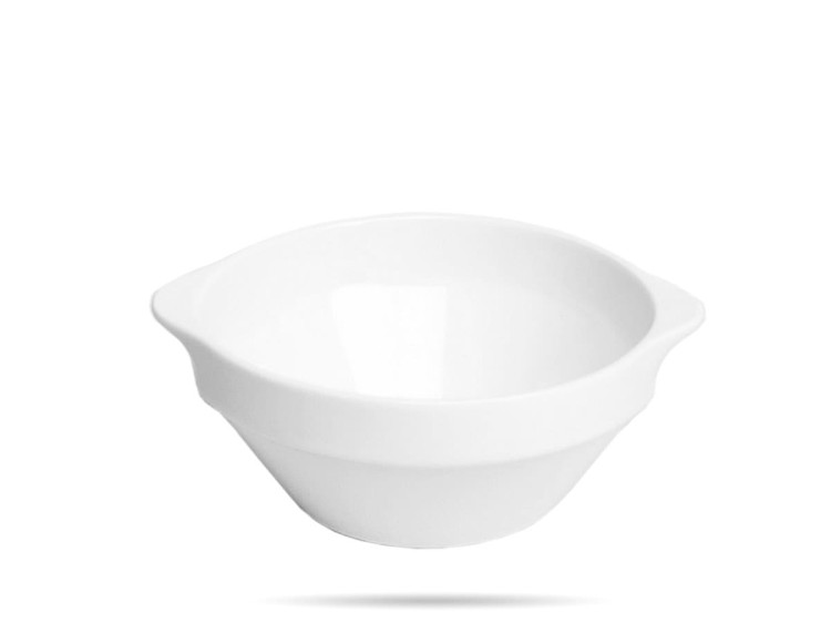 Bulionówka z uszkami 300 ml biała porcelana Kaszub Hel LUBIANA