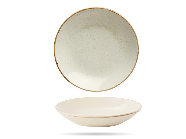 Talerz głęboki coupe Sand Seasons 30 cm kremowy porcelana PORLAND