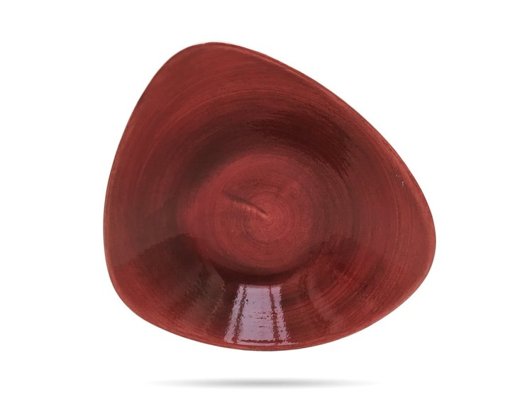 Salaterka trójkąt 23,5 cm Patina Red Stonecast CHURCHILL