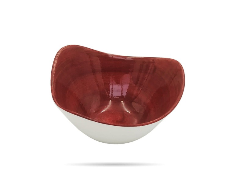 Salaterka trójkąt 15,3 cm Patina Red Stonecast CHURCHILL