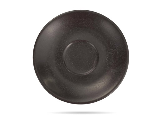 Spodek do filiżanki Coal 16 cm czarny Seasons porcelana PORLAND