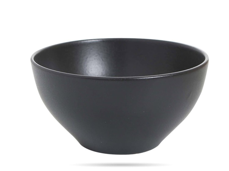 Salaterka miska Coal Seasons 14 cm 550 ml czarna porcelana PORLAND