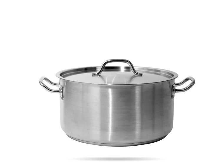 Garnek gastronomiczny niski z pokrywką 18,3L YATO