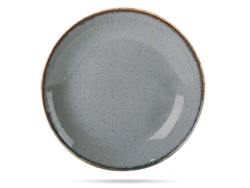 Talerz deserowy Stone Seasons 24 cm szary porcelana PORLAND