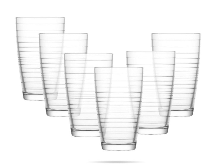 Zestaw 6 szklanek wysokich 415 ml Apollon LAV