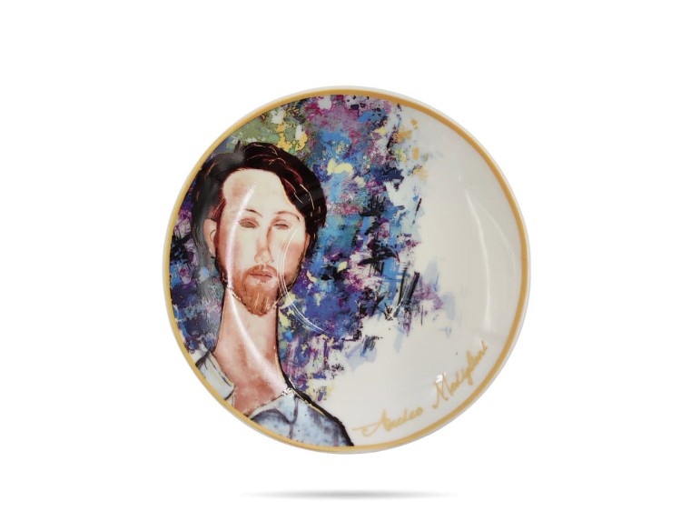 Filiżanka ze spodkiem Modigliani Leopold 250 ml porcelana na prezent CARMANI