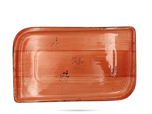 Talerz prostokąt 34,5x21 cm Laterite BY BONE