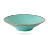 Talerz głęboki na stopie Laguna 26 cm turkus Seasons porcelana PORLAND