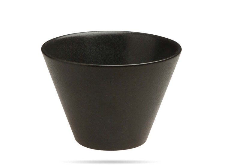 Salaterka stożkowa 50 ml czarna porcelana coal Seasons PORLAND