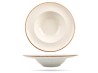Talerz do pasty risotto Sand Seasons 26 cm kremowy porcelana PORLAND