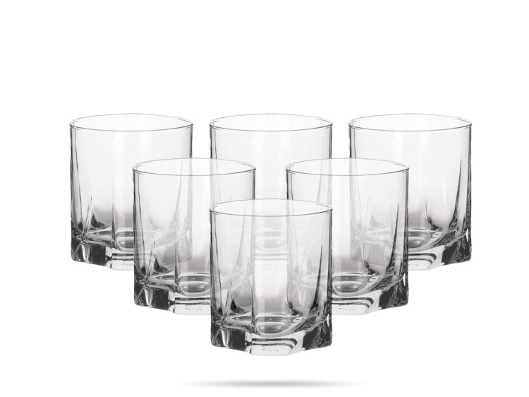 6 niskich szklanek 245 ml Luna PASABAHCE