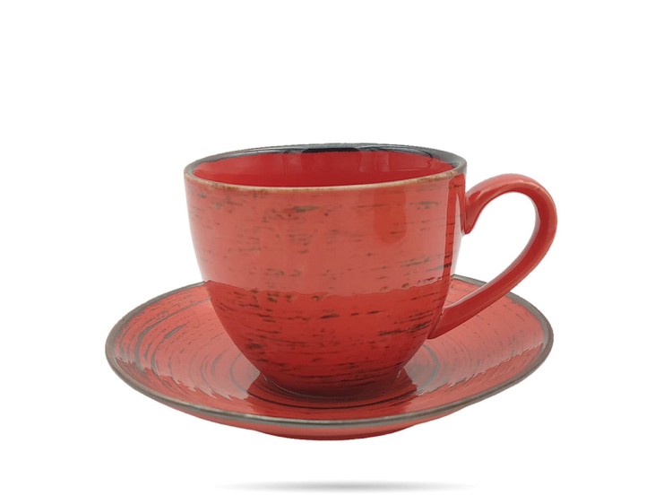 Filiżanka 300 ml Nostalgia Red Alumina BOGUCICE