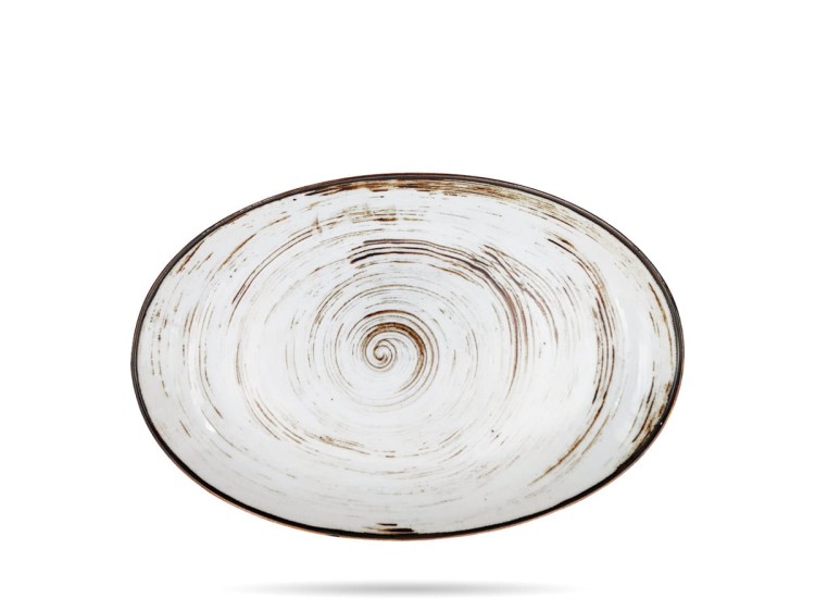 Półmisek 31 cm Nostalgia White Alumina BOGUCICE