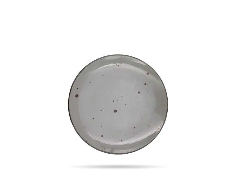Talerz deserowy 22 cm Cottage Grey BOGUCICE
