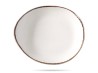 Talerz głęboki prezentacyjny Vanilla 27 x 24 cm kremowy porcelana FINE DINE