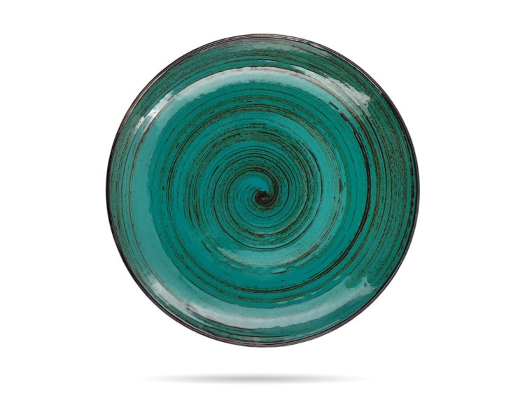Talerz płytki 28 cm Nostalgia Emerald Alumina PORCELANA BOGUCICE