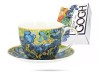 Filiżanka ze spodkiem Van Gogh Irysy 250 ml porcelana CARMANI