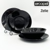 Talerz deserowy 18 cm czarny Zelie ARCOPAL LUMINARC
