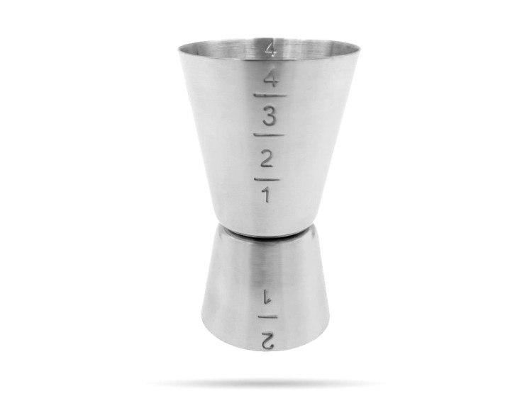 Miarka barmańska stalowa 20/40 ml  BAREQ