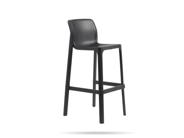 Krzesło barowe STOOL kolor antracyt NARDI