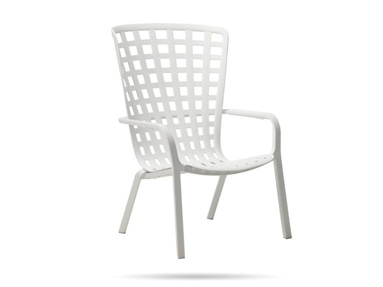 Fotel FOLIO bez poduchy kolor bianco NARDI