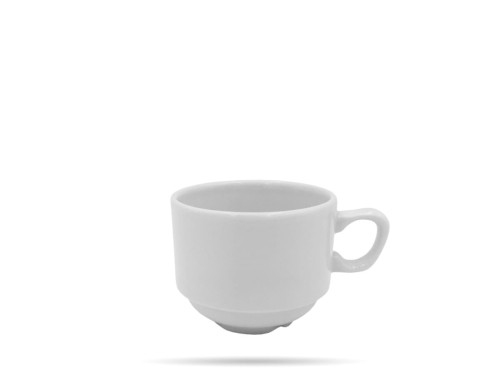 Filiżanka sztaplowana 210 ml biała porcelana hotelowa White CHURCHILL