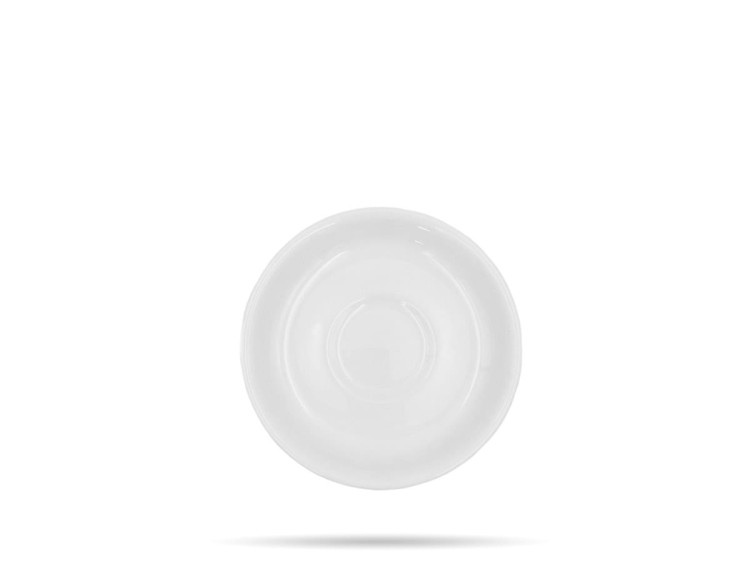 Biały spodek 14 cm porcelana hotelowa White CHURCHILL