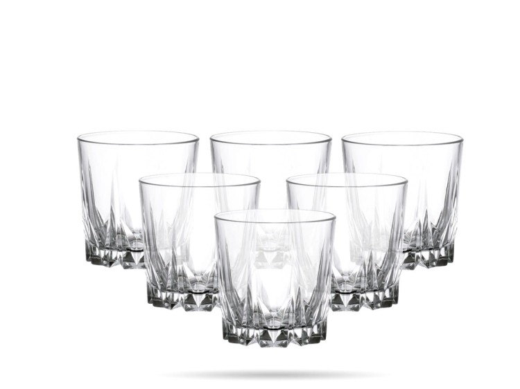6 szklanek do whisky 300 ml Karat PASABAHCE