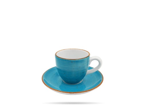 Filiżanka espresso ze spodkiem turkus Aida LUBIANA