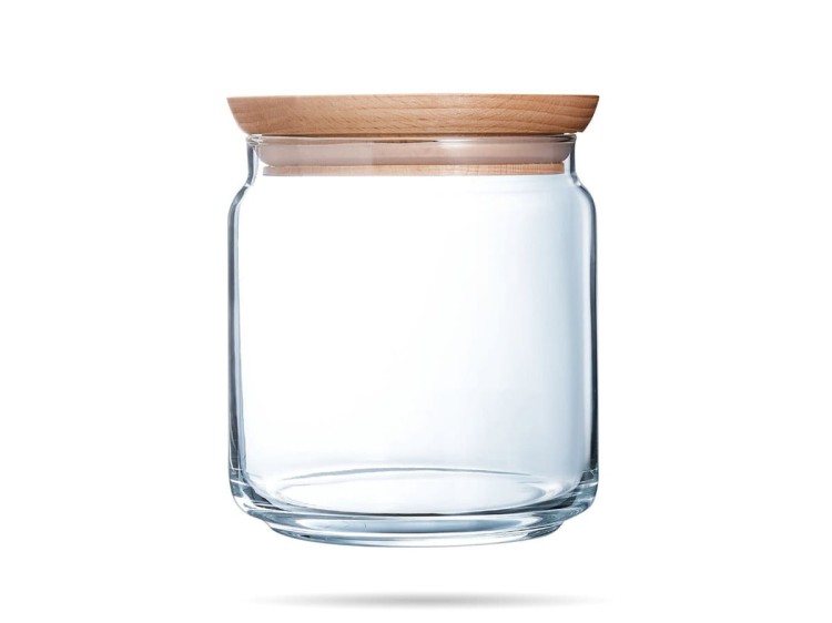 Słoik z drewnianą pokrywką 750 ml LUMINARC