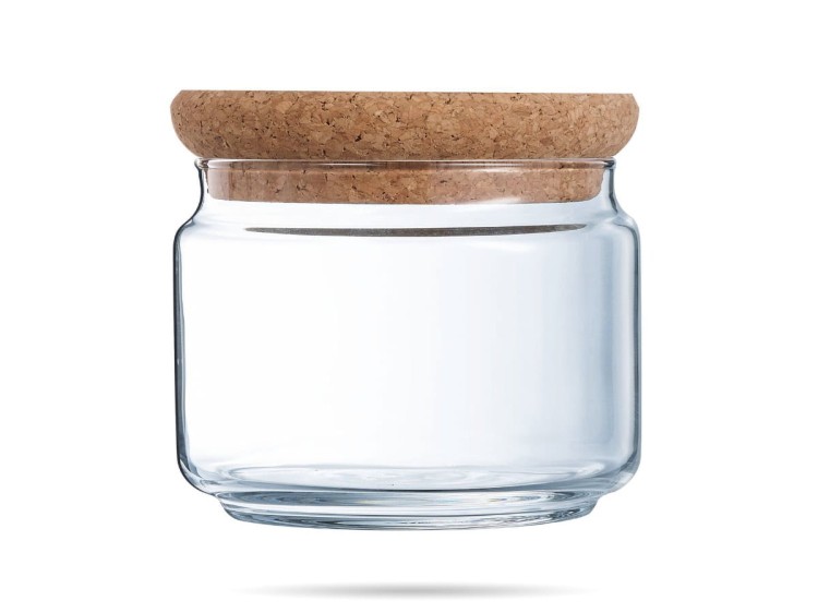 Słoik na żywność z pokrywą korkową 0,5 L LUMINARC
