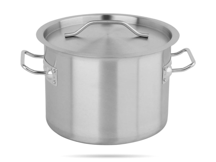 Garnek gastronomiczny z pokrywą 9 L 25x18 cm YATO