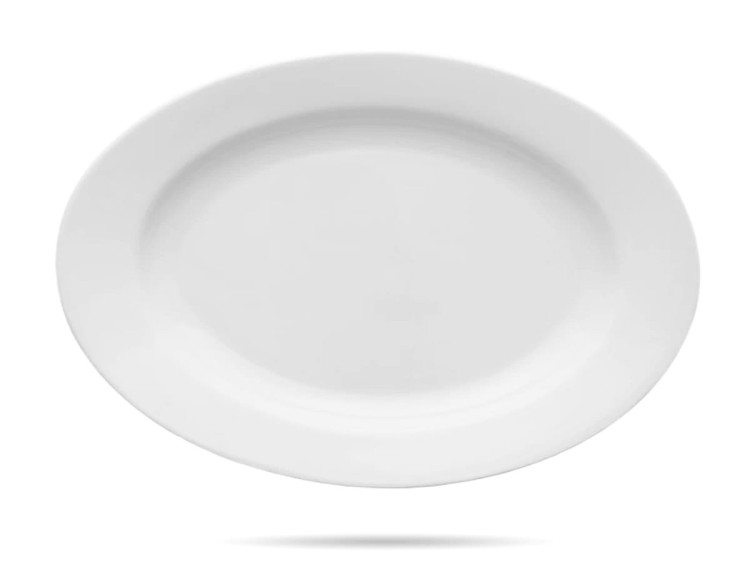 Półmisek owalny 33 cm porcelana KASZUB HEL LUBIANA