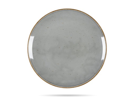 Talerz płytki 28 cm szary Art HOTEL LUBIANA