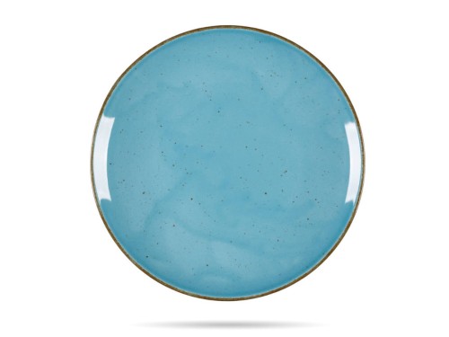 Talerz płytki 28 cm turkus Art HOTEL LUBIANA