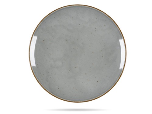 Talerz płytki 31 cm szary Art HOTEL LUBIANA