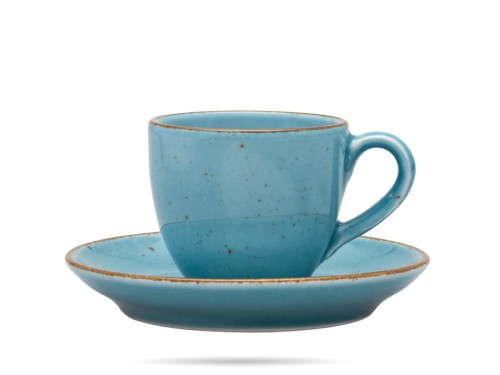 Filiżanka ze spodkiem 80 ml turkus AIDA LUBIANA