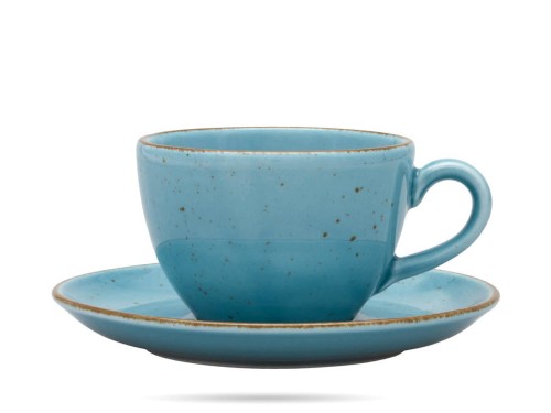 Filiżanka ze spodkiem 180 ml turkus AIDA LUBIANA