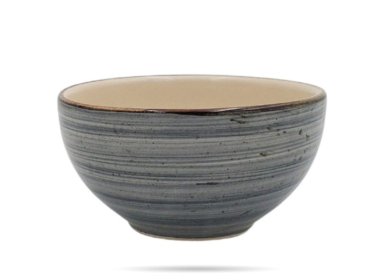 Salaterka musli 13,5 cm Rustic Szary KERA CERAMIKA