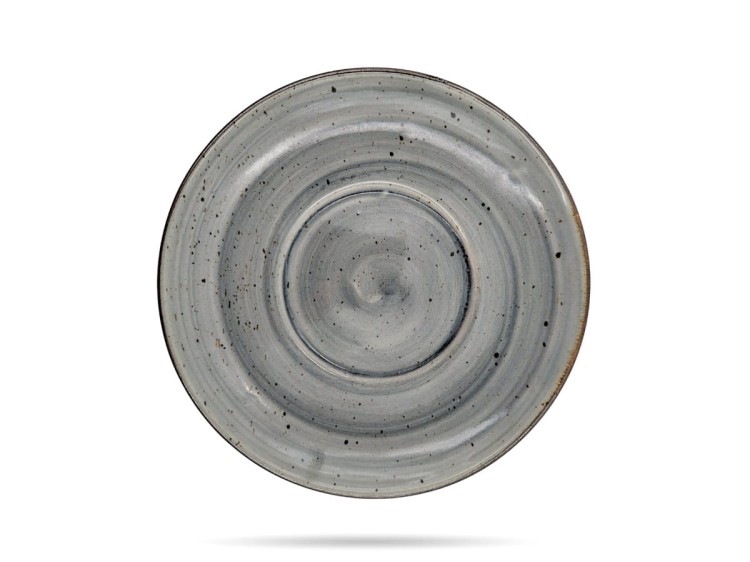 Spodek Jumbo 17 cm Rustic Szary KERA CERAMIKA