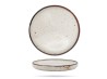 Talerz rant 20 cm Arondi Rustic Krem KERA CERAMIKA